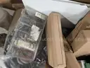 Large lot of assorted electronic parts.  Electronics.  (HopCC)