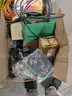 Large lot of assorted electronic parts.  Electronics.  (HopCC)