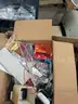 Large lot of assorted electronic parts.  Electronics.  (HopCC)