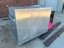 Metal cabinet on wheels