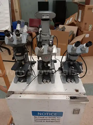 3 Spencer Teaching Microscopes