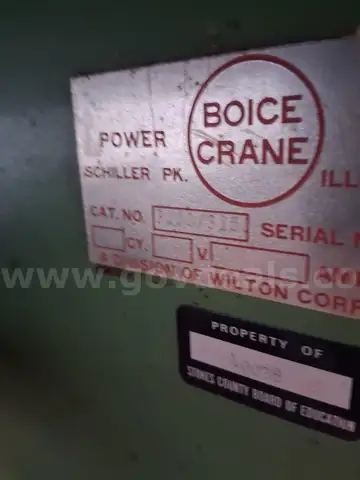 Boice crane wood shaper