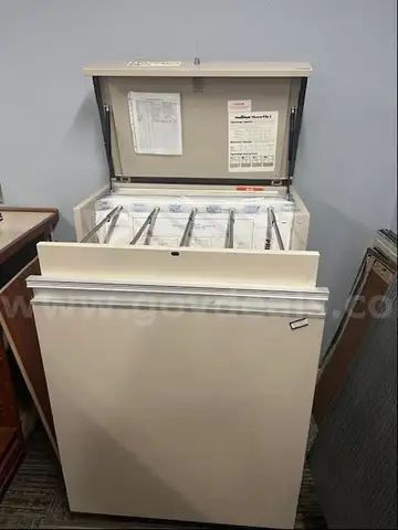 Fire safe map rack &#x26; storage