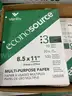 (17) BOXES OF THREE HOLE PUNCH PAPER
