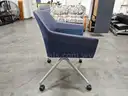 (3) MATCHING ROLLING OFFICE CHAIRS