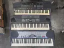 ONE PALLET OF USED ASSORTED PORTABLE KEYBOARDS (NO POWER CORDS)