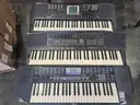 ONE PALLET OF USED ASSORTED PORTABLE KEYBOARDS (NO POWER CORDS)