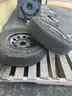 (2) TRAILER TIRES AND WHEELS