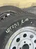 (2) TRAILER TIRES AND WHEELS