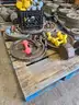 (4) PALLETS OF ASSORTED WEIGHTS DUMBBELLS AND PLATES