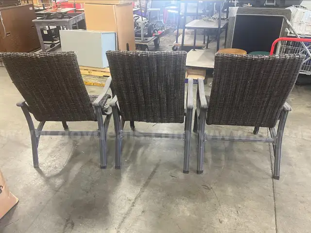 (3) OUTSIDE PATIO CHAIRS