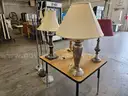 SMALL LOT OF ASSORTED LAMPS