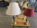SMALL LOT OF ASSORTED LAMPS