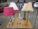 SMALL LOT OF ASSORTED LAMPS