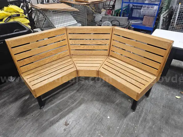 WOODEN BENCH #1 (82IN L X 24IN W X 37IN H)