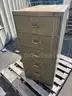 FIVE DRAWER METAL CABINET (41T X19W X 28D)