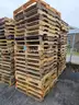 (80) USED WOOD PALLETS (48IN L X 40IN W)