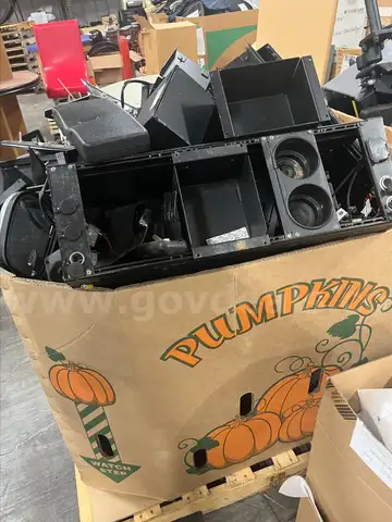 ONE PALLET OF ASSORTED LAW ENFORCEMENT CRUISER PARTS (UNKNOWN YEARS AND MODEL)