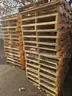 (60) USED WOOD PALLETS (ASSORTED SIZES)