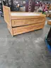(2) WOODEN TWIN SIZE BEDS WITH STORAGE DRAWERS (79IN L X 40IN W X 27IN H)
