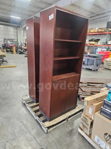 (2) STORAGE SHELFS (72IN H X 30IN W X 15IN D)