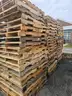 (60) USED WOOD PALLETS (48IN L X 40IN W)