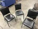 (10) ASSORTED STACK CHAIRS