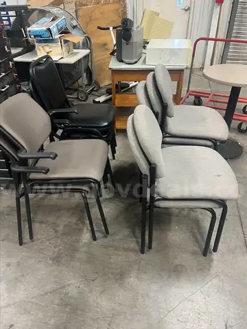 (10) ASSORTED STACK CHAIRS