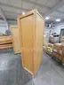 WOODEN STORAGE WARDROBE (76IN L X 26IN W X 25IN H)