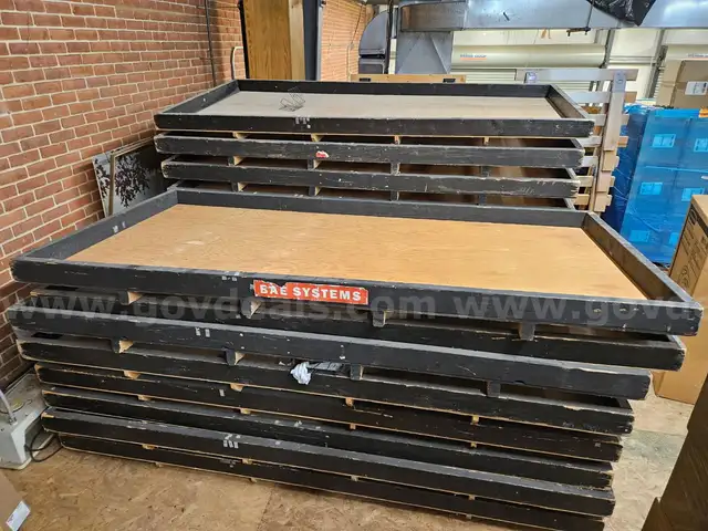 Robotic Tables used for Lego Designs and Plastic Sawhorses