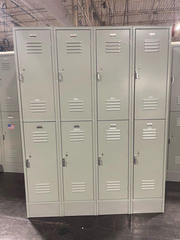 2 Tier Employee Half Lockers (40) -Panama City, FL | AllSurplus