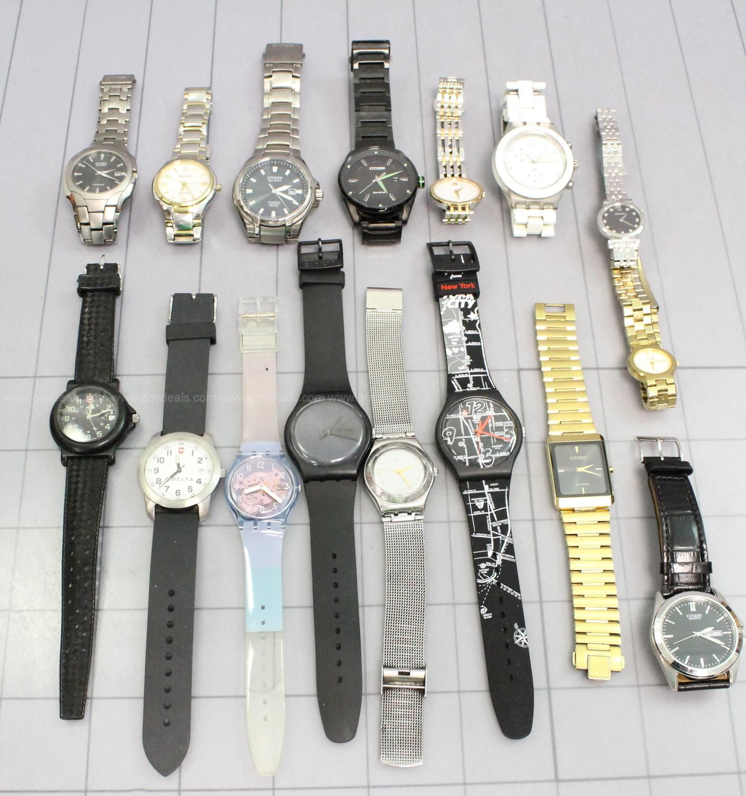 Different brand names online of watches