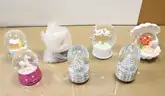 1 Box of Assorted BOXED Snow Globes,  #33987, **PICK UP ONLY**