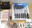 1 Box of Assorted NEW or Lightly Used Items/Tools/Household/Etc., #33890, **PICK UP ONLY**