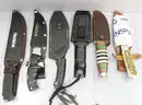 Approximately 9 lbs. of Assorted Fixed Blade Knives, #34406, **PICK UP ONLY**