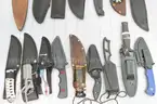 Approximately 7 lbs. of Assorted Fixed Blade Knives, #34409, **PICK UP ONLY**