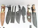 Approximately 7 lbs. of Assorted Fixed Blade Knives, #34409, **PICK UP ONLY**