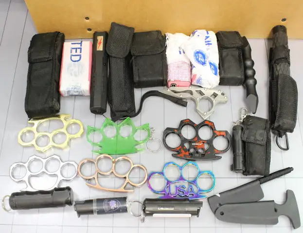 Approx. 6 lbs. of Assorted Self Defense Items, #34451, **PICK UP ONLY**