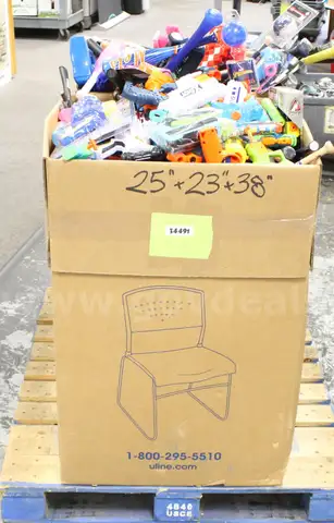 2 Boxes of Assorted Toys/etc.,  #34491, **PICK UP ONLY**  **BOXES NOT INCLD**