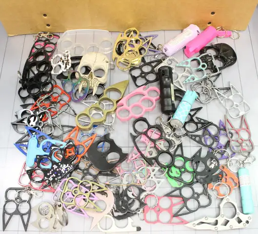 Approx. 6 lbs. of Assorted Self Defense Items, #34620