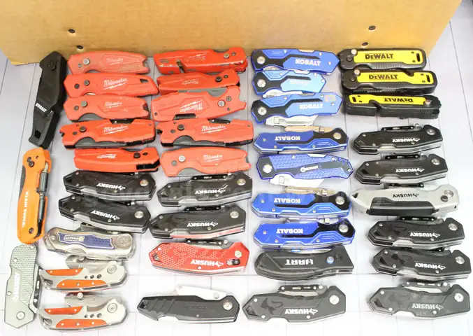 Approx. 11 lbs. of Assorted Box Cutters/Utility Knives, #33782