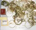 Approximately 3 lbs. of Gold TONE Jewelry, #33635