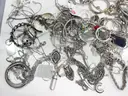 Approx. 4 lbs. of Silver TONE Jewelry, #33636