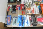 1 Box of Assorted NEW or Lightly Used Items/Tools/Household/Etc., #34026, **PICK UP ONLY**