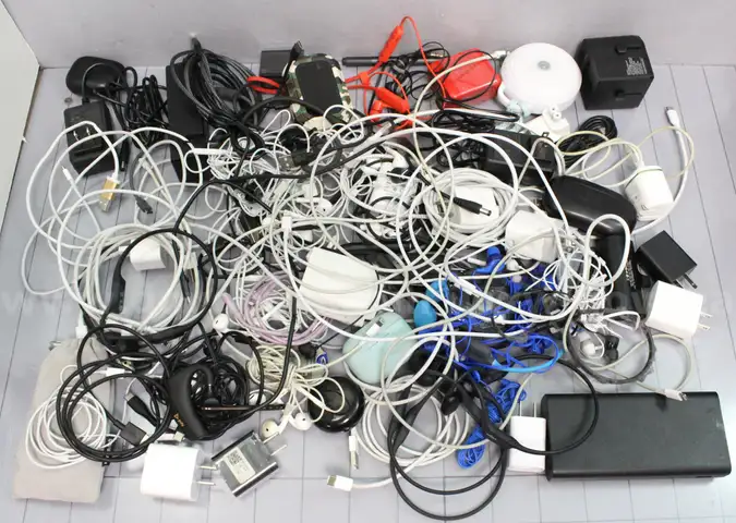 Approximately 8 lbs. of Misc. Electronics/Access./Etc., #33895