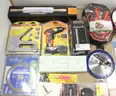1 Box of Assorted NEW or Lightly Used Items/Tools/Household/Etc., #34063, **PICK UP ONLY**