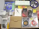 1 Box of Assorted NEW or Lightly Used Items/Tools/Household/Etc., #34063, **PICK UP ONLY**