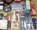 1 Box of Assorted NEW or Lightly Used Items/Tools/Household/Etc., #34063, **PICK UP ONLY**