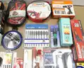1 Box of Assorted NEW or Lightly Used Items/Tools/Household/Etc., #34063, **PICK UP ONLY**