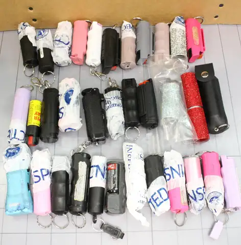 Approx. 3 lbs. of Assorted Self Defense Items, #34135